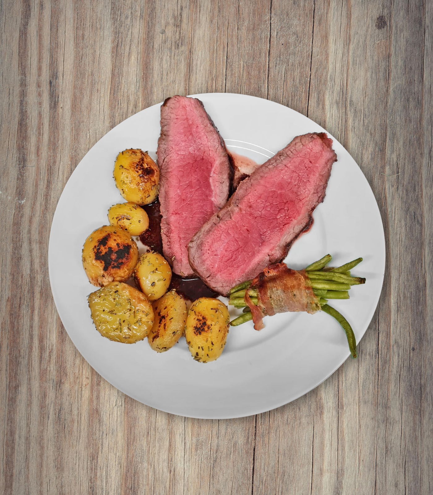 Roastbeef & Wein 